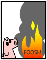 HER! (Girl vs Pig) #27 — her heat! — panel 3