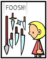 HER! (Girl vs Pig) #30 — her god! — panel 3