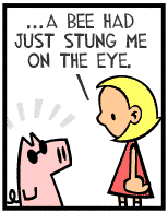HER! (Girl vs Pig) #36 — her emotion! — panel 4