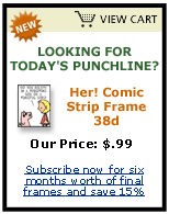 HER! (Girl vs Pig) #38 — her shoe! — panel 4