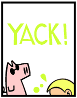 HER! (Girl vs Pig) #39 — her diet! — panel 3