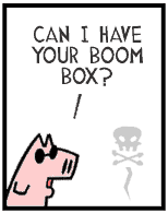 HER! (Girl vs Pig) #40 — her last will! — panel 4