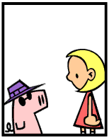 HER! (Girl vs Pig) #48 — her debt! — panel 3