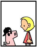 HER! (Girl vs Pig) #53 - her new hat! - panel 3