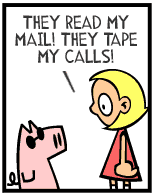 HER! (Girl vs Pig) #60 — her monkey! — panel 2