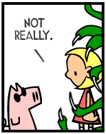 HER! (Girl vs Pig) #61 — her monster! — panel 2