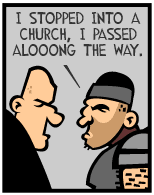 HER! (Girl vs Pig) #62 — her loyal subjects! — panel 1