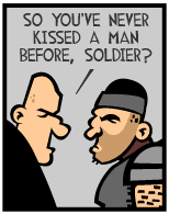 HER! (Girl vs Pig) #62 — her loyal subjects! — panel 2