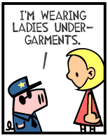 HER! (Girl vs Pig) #65 — her cop! — panel 4