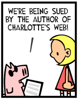 HER! (Girl vs Pig) #67 — her spider! — panel 1