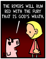 HER! (Girl vs Pig) #6 — her sin! — panel 2