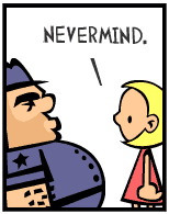 HER! (Girl vs Pig) #71 — her sheriff! — panel 4
