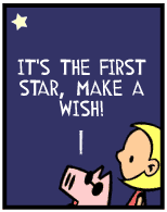 HER! (Girl vs Pig) #73 — her wish! — panel 1