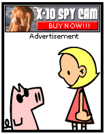 HER! (Girl vs Pig) #74 — her internet! — panel 1