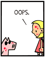 HER! (Girl vs Pig) #75 — her first contest! — panel 4