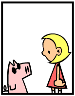 HER! (Girl vs Pig) #78 — her #14! — panel 3