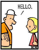 HER! (Girl vs Pig) #79 — her mugging! — panel 2