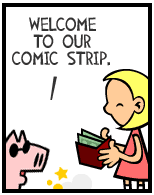 HER! (Girl vs Pig) #79 — her mugging! — panel 4
