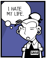 HER! (Girl vs Pig) #80 — her sasha! — panel 4