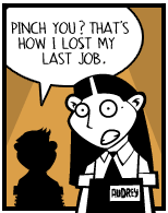 HER! (Girl vs Pig) #81 — her audrey! — panel 4