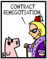 HER! (Girl vs Pig) #85 — her return! — panel 4