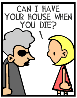 HER! (Girl vs Pig) #90 — her house! — panel 2