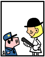 HER! (Girl vs Pig) #96 — her halloween! — panel 2