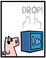 HER! (Girl vs Pig) #98 — her funeral! — panel 2