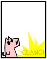 HER! (Girl vs Pig) #98 — her funeral! — panel 3